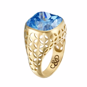 Bombay Quartz C&D 9ct Gold Ring