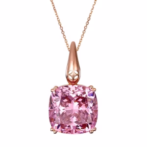 Cosmo Quartz C&D 9ct Gold Necklace