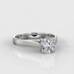 1 x 0.60ct Round Brilliant  Cut Solitaire Diamond Ring
