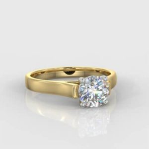 1 x 1.00ct  Round Brilliant  Cut Solitaire Diamond Ring
