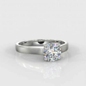 1 x 0.80ct Round  Brilliant  Cut Solitaire Diamond Ring