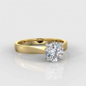 1 x 0.50ct  Round Brilliant  Cut Solitaire Diamond Ring