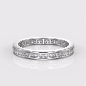 Round Brilliant Cut Diamond Illusion Style Setting  Wedding Ring