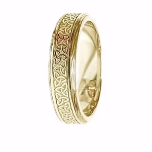Signature Trinity Forever Love Knot Celtic 14ct Gold Wedding Band